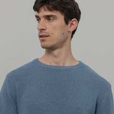 Blu Atlantico | Maglioncino leggero cotone jeans rigenerato