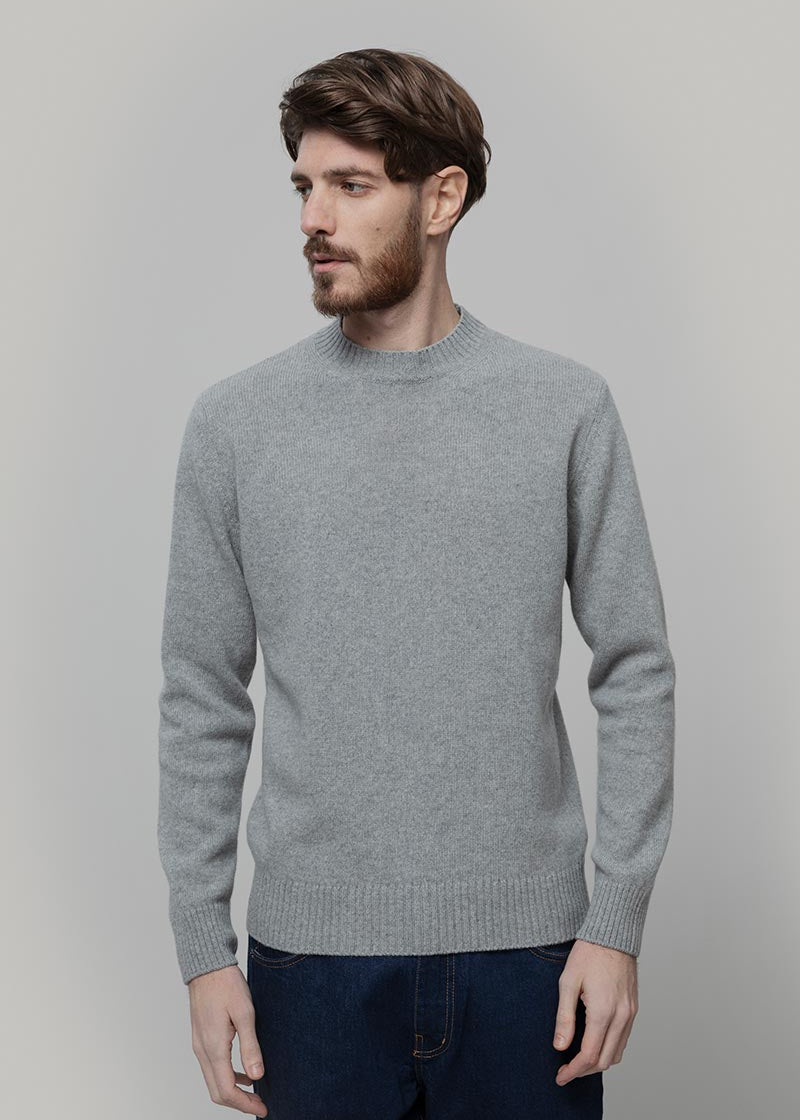 Grigio | Maglia Uomo Lana Rigenerata Ferruccio