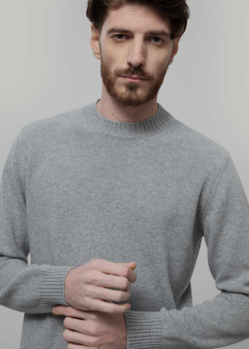 Grigio | Maglia Uomo Lana Rigenerata Ferruccio