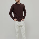 Maglia Uomo Lana Rigenerata Ferruccio - Rifò Lab Moda circolare made in Italy
Marrone Caffé