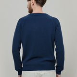 Maglioncino Uomo Lana Extrafine Maglia Girocollo Massimo - Rifò Lab Moda circolare made in Italy
Blu Abisso