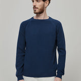 Maglioncino Uomo Lana Extrafine Maglia Girocollo Massimo - Rifò Lab Moda circolare made in Italy
Blu Abisso