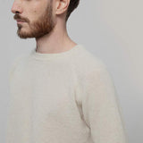Maglioncino Uomo Lana Extrafine Maglia Girocollo Massimo - Rifò Lab Moda circolare made in Italy
Beige Papiro