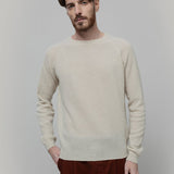Maglioncino Uomo Lana Extrafine Maglia Girocollo Massimo - Rifò Lab Moda circolare made in Italy
Beige Papiro