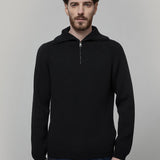 Maglione con Zip Uomo Lana Rigenerata Stefano - Rifò Lab Moda circolare made in Italy
Nero Ardesia