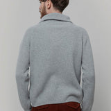Maglione con Zip Uomo Lana Rigenerata Stefano - Rifò Lab Moda circolare made in Italy
Grigio Calce