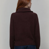 Maglia Zip Donna Lana Rigenerata Annalisa - Rifò Lab Moda circolare made in Italy 