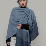 Mantella Poncho Donna Cotone Rigenerato Mila - Rifò Lab Moda circolare made in Italy 