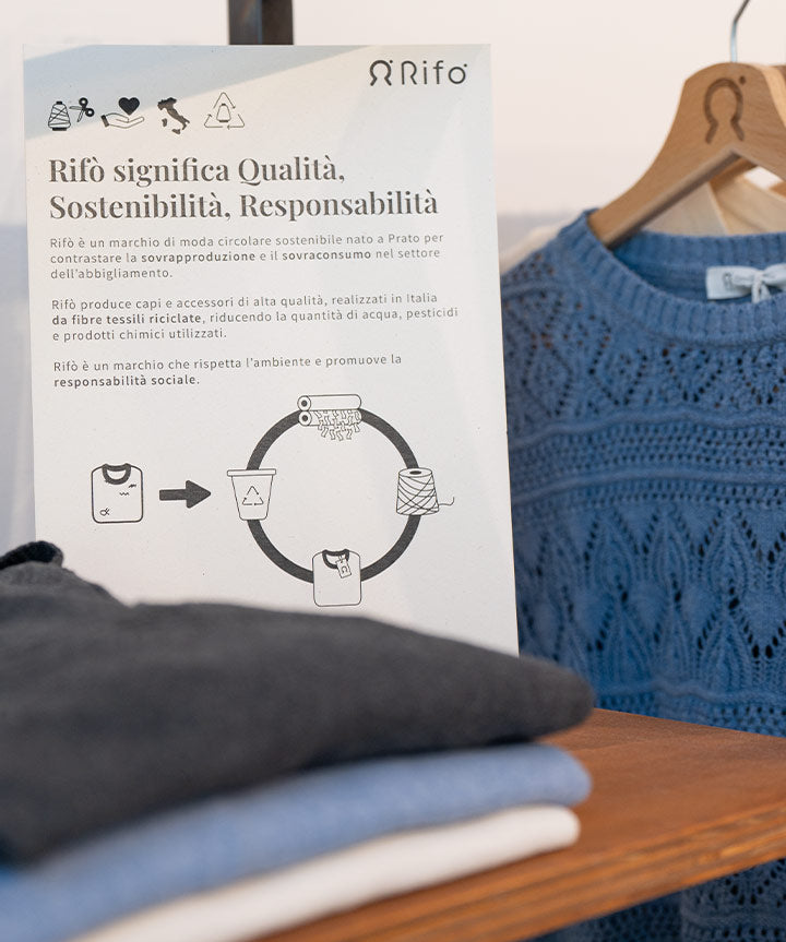 Arriviamo anche a Firenze, nel nuovo Circular Fashion Hub, uno spazio dedicato alla moda circolare condiviso con il brand spagnolo Ecoalf.Ci trovi in Manifattura Tabacchi, via delle Cascine 35 - building B6.