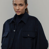 Overshirt Giacca Lana Donna e Uomo Unisex Lana Rigenerata - Rifò Lab Moda circolare made in Italy 