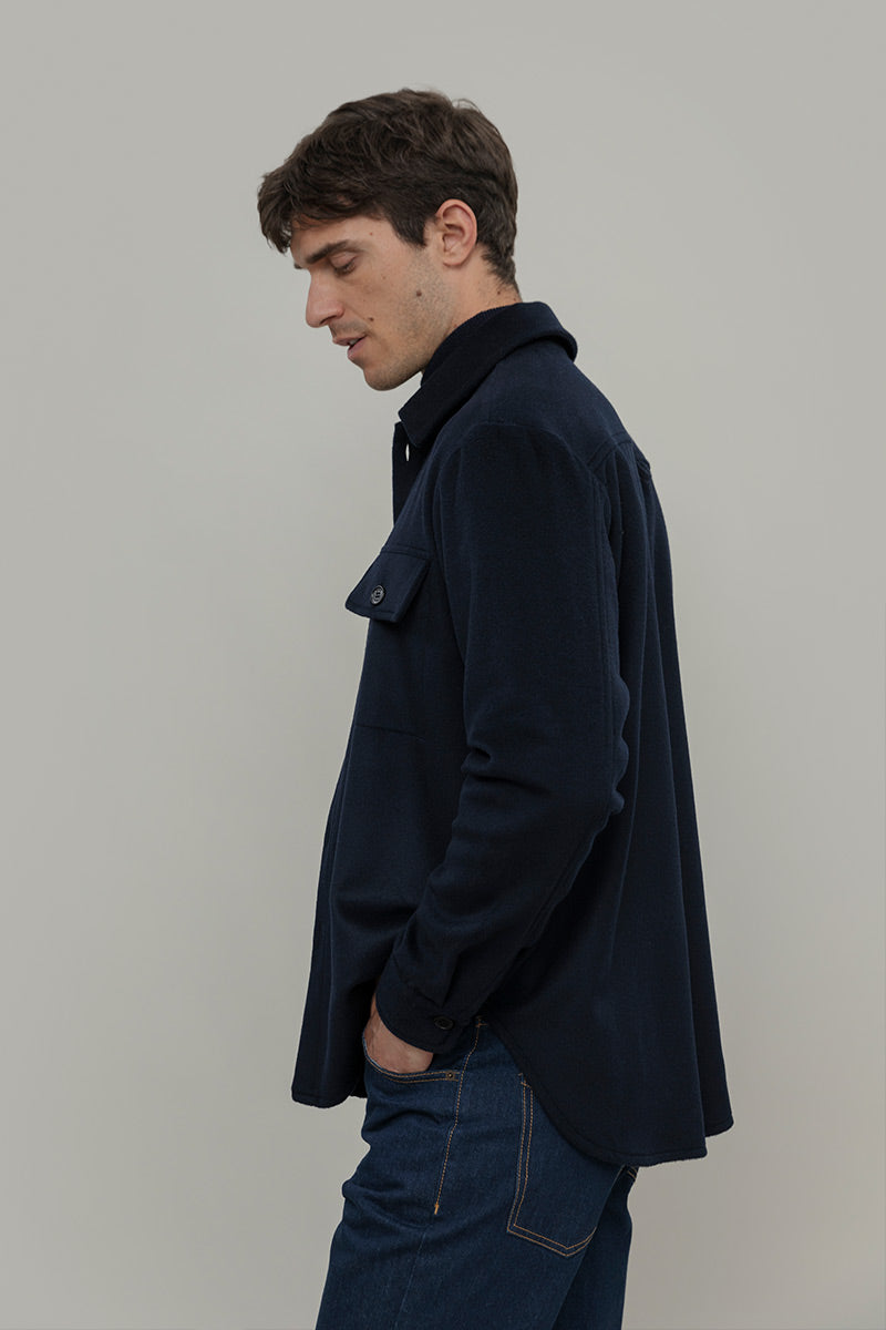 Overshirt Giacca Lana Donna e Uomo Unisex Lana Rigenerata - Rifò Lab Moda circolare made in Italy 