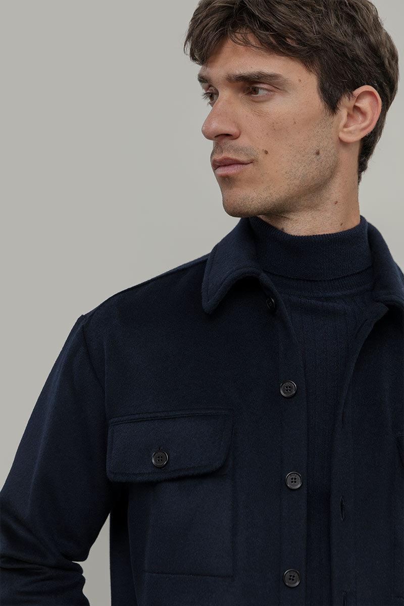 Overshirt Giacca Lana Donna e Uomo Unisex Lana Rigenerata - Rifò Lab Moda circolare made in Italy 