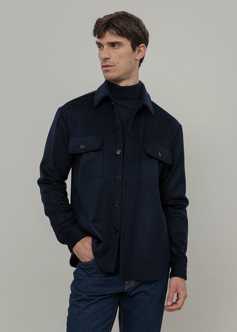 Overshirt Giacca Lana Donna e Uomo Unisex Lana Rigenerata - Rifò Lab Moda circolare made in Italy 
