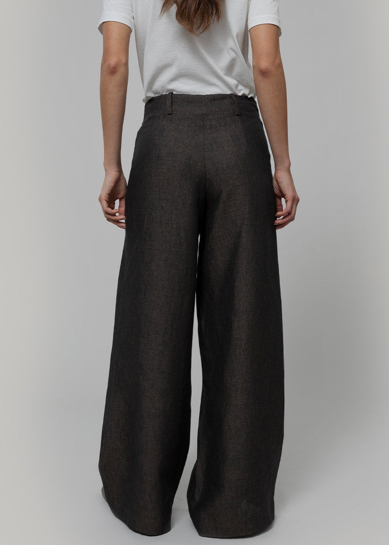 Pantaloni Lino Donna a Palazzo Marroni Milena - Rifò Lab Moda circolare made in Italy