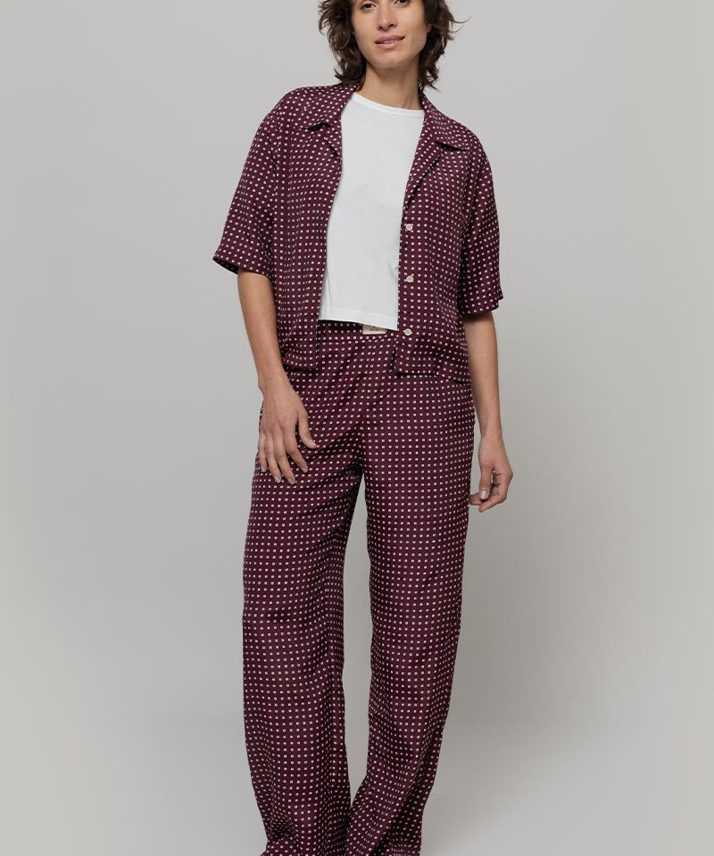 Pantaloni Larghi Donna Viscosa Diana - Inghirami x Rifò

