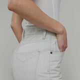 Ecrù | Pantaloni Jeans Donna Cotone Rigenerato Aglaia