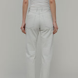 Ecrù | Pantaloni Jeans Donna Cotone Rigenerato Aglaia