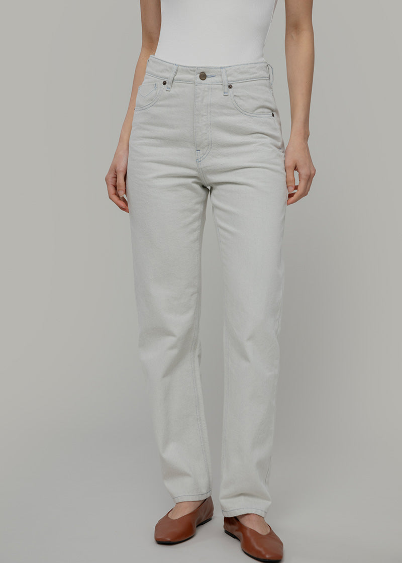 Ecrù | Pantaloni Jeans Donna Cotone Rigenerato Aglaia
