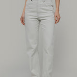 Ecrù | Pantaloni Jeans Donna Cotone Rigenerato Aglaia