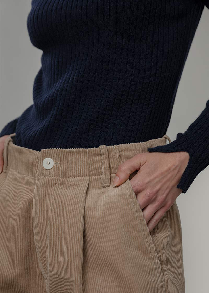 Pantaloni Velluto a Coste Donna Cotone Astrid - Rifò Lab Moda circolare made in Italy