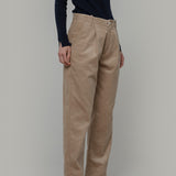 Pantaloni Velluto a Coste Donna Cotone Astrid - Rifò Lab Moda circolare made in Italy