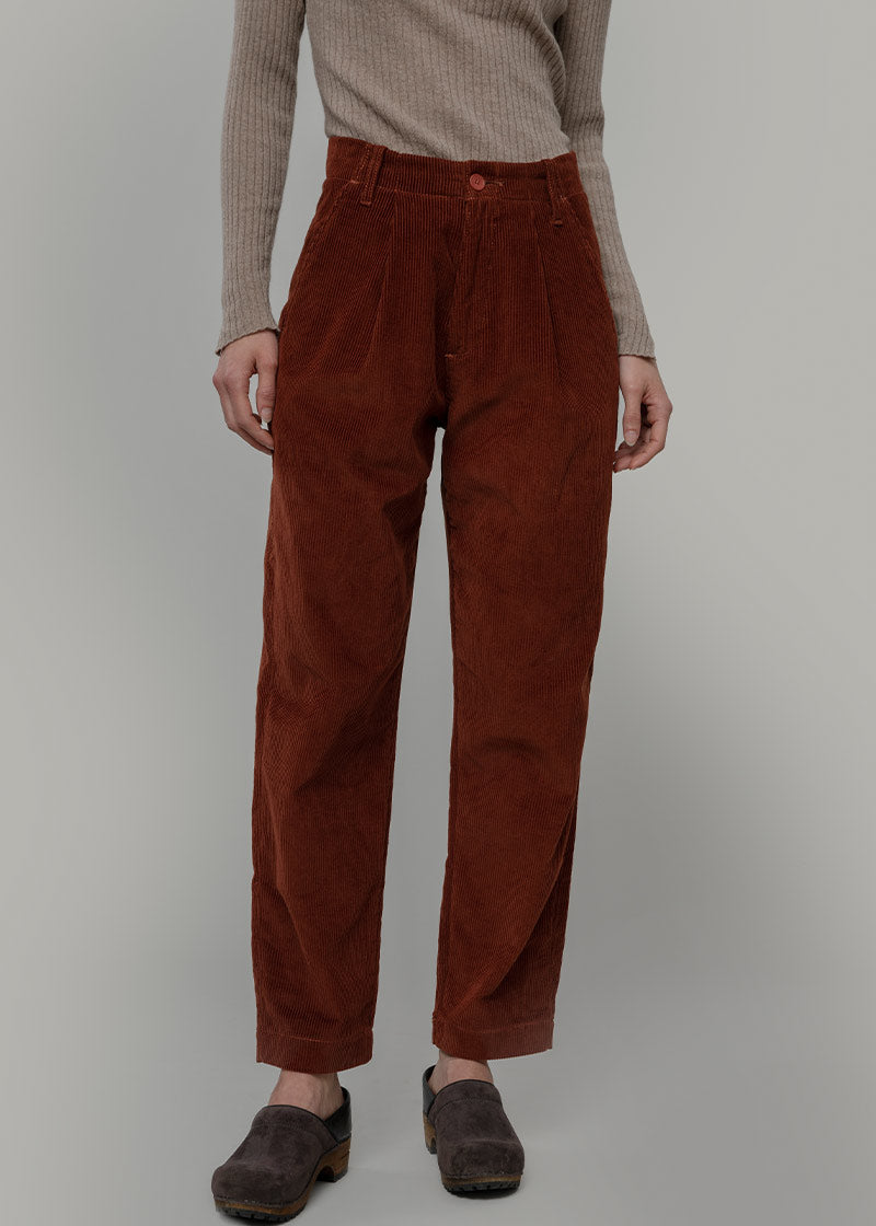 Pantaloni Velluto a Coste Donna Cotone Astrid - Rifò Lab Moda circolare made in Italy