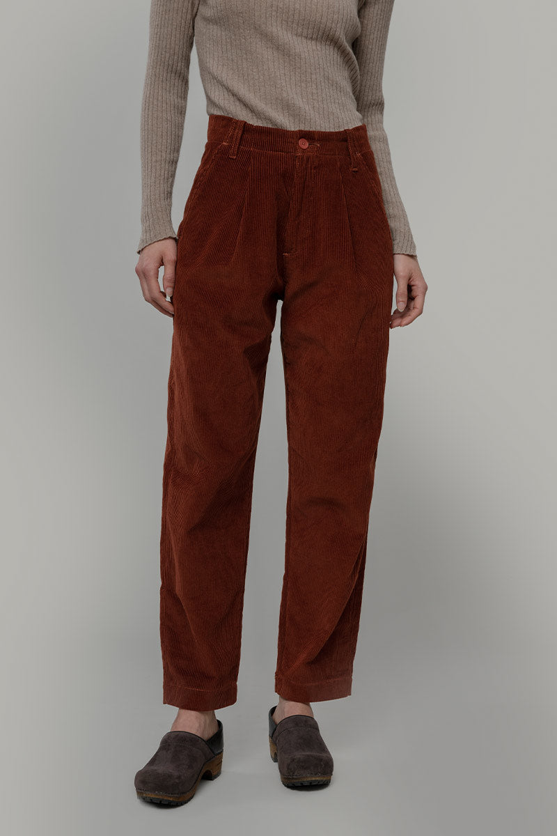 Pantaloni Velluto a Coste Donna Cotone Astrid - Rifò Lab Moda circolare made in Italy