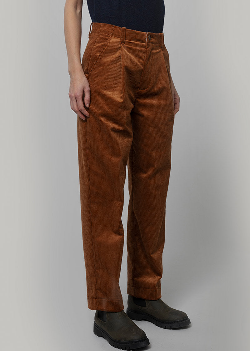 Pantaloni Velluto a Coste Donna Cotone Astrid - Rifò Lab Moda circolare made in Italy