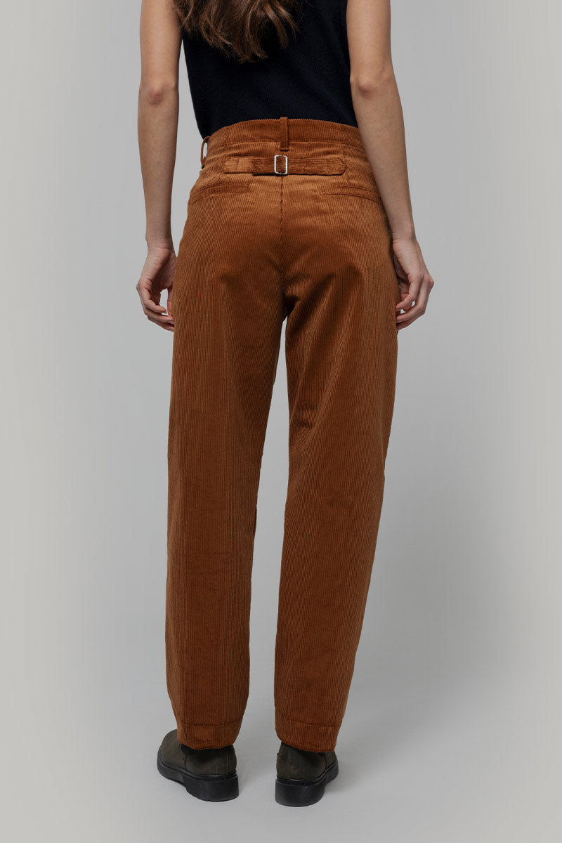 Pantaloni Velluto a Coste Donna Cotone Astrid - Rifò Lab Moda circolare made in Italy