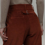Pantaloni Velluto a Coste Donna Cotone Astrid - Rifò Lab Moda circolare made in Italy