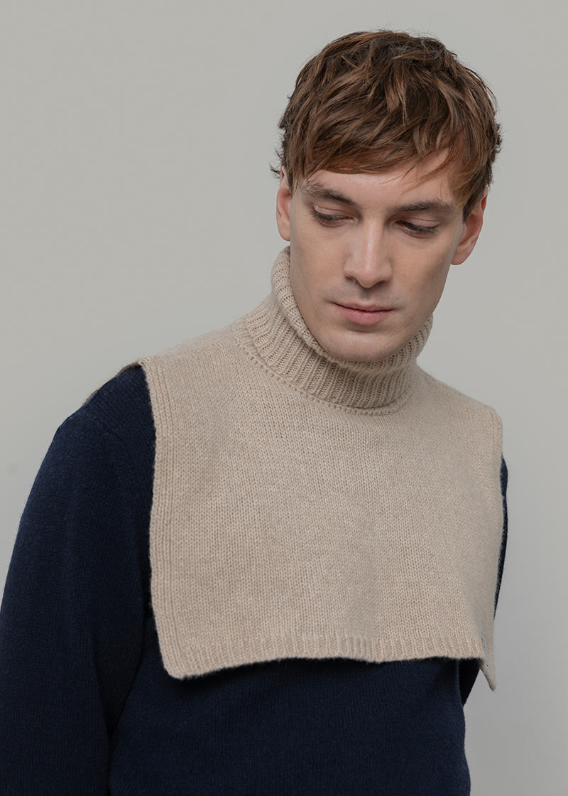 Scaldacollo Pettorina Cashmere Tobia - Rifò Lab Moda circolare made in Italy