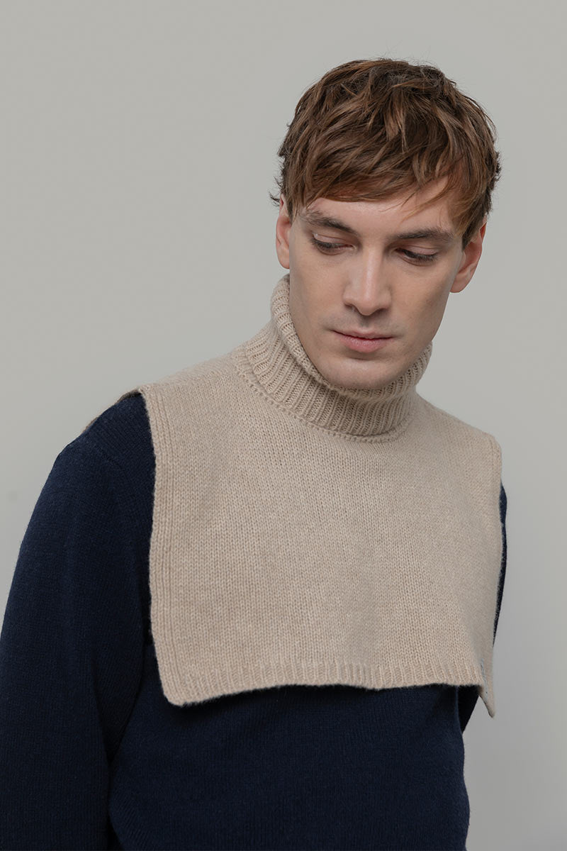 Scaldacollo Pettorina Cashmere Tobia - Rifò Lab Moda circolare made in Italy