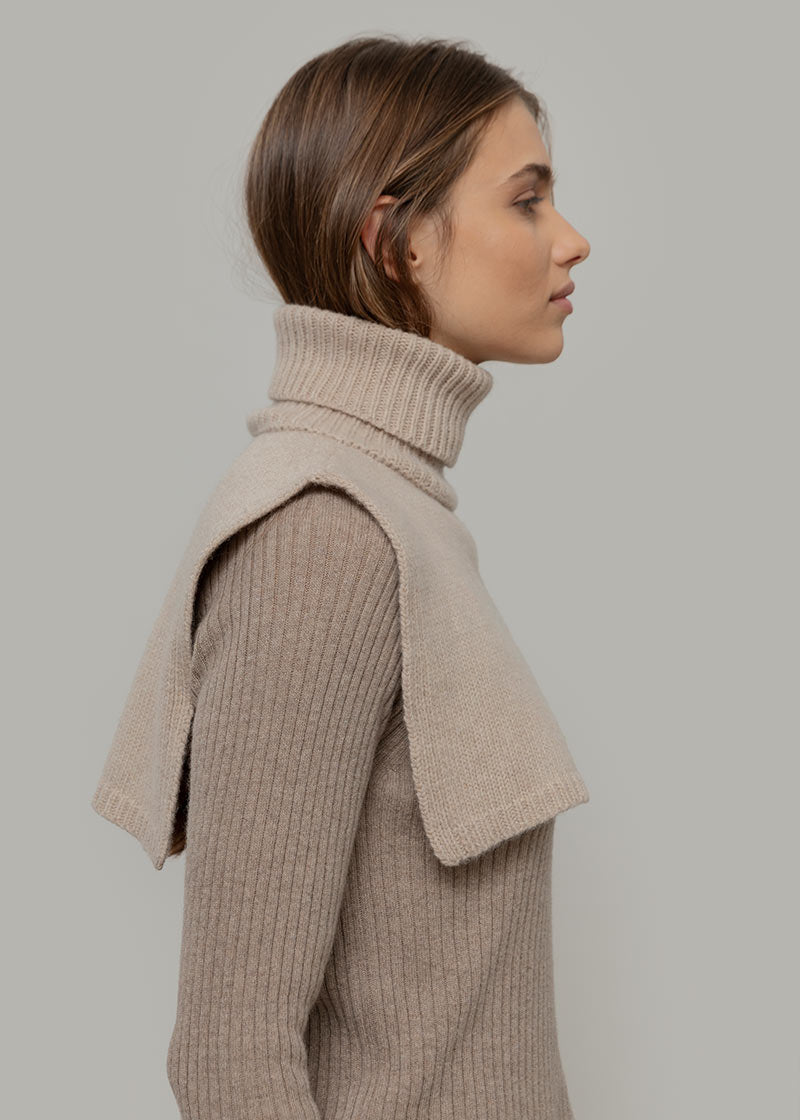 Scaldacollo Pettorina Cashmere Tobia - Rifò Lab Moda circolare made in Italy