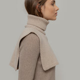 Scaldacollo Pettorina Cashmere Tobia - Rifò Lab Moda circolare made in Italy