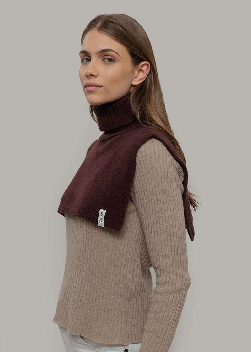 Scaldacollo Pettorina Cashmere Tobia - Rifò Lab Moda circolare made in Italy
