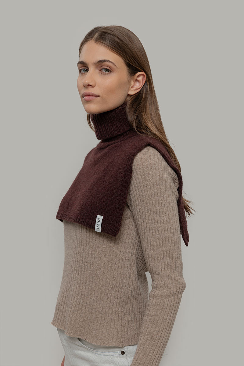 Scaldacollo Pettorina Cashmere Tobia - Rifò Lab Moda circolare made in Italy