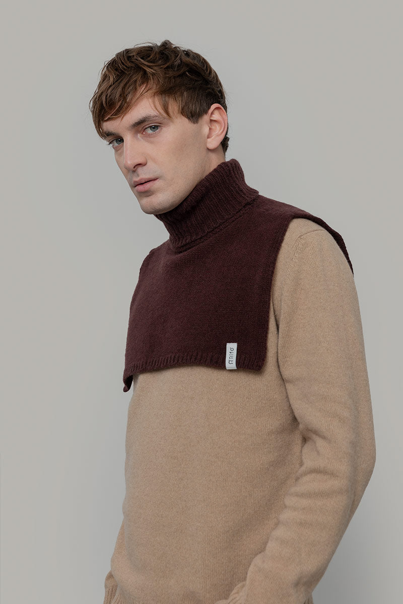 Scaldacollo Pettorina Cashmere Tobia - Rifò Lab Moda circolare made in Italy