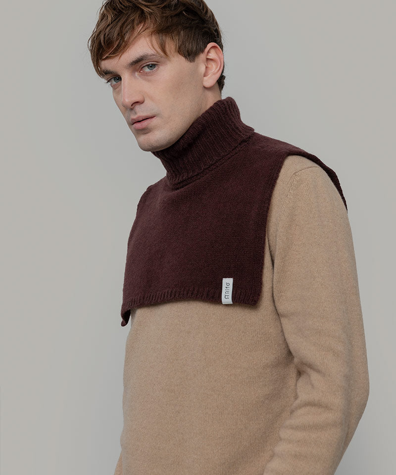 Scaldacollo Pettorina Cashmere Tobia - Rifò Lab Moda circolare made in Italy