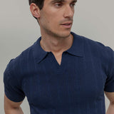 Polo Maniche Corte Uomo Seta Rigenerata Damiano