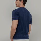 Polo Maniche Corte Uomo Seta Rigenerata Damiano