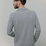 Maglione Polo Uomo Cashmere Riciclato Bernardo - Rifò Lab Moda circolare made in Italy
Grigio Calce