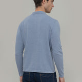 Polo Maniche Lunghe Uomo Cotone Rigenerato Antonio - Rifò Lab Moda circolare made in Italy