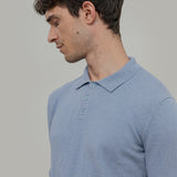 Polo Maniche Lunghe Uomo Cotone Rigenerato Antonio - Rifò Lab Moda circolare made in Italy