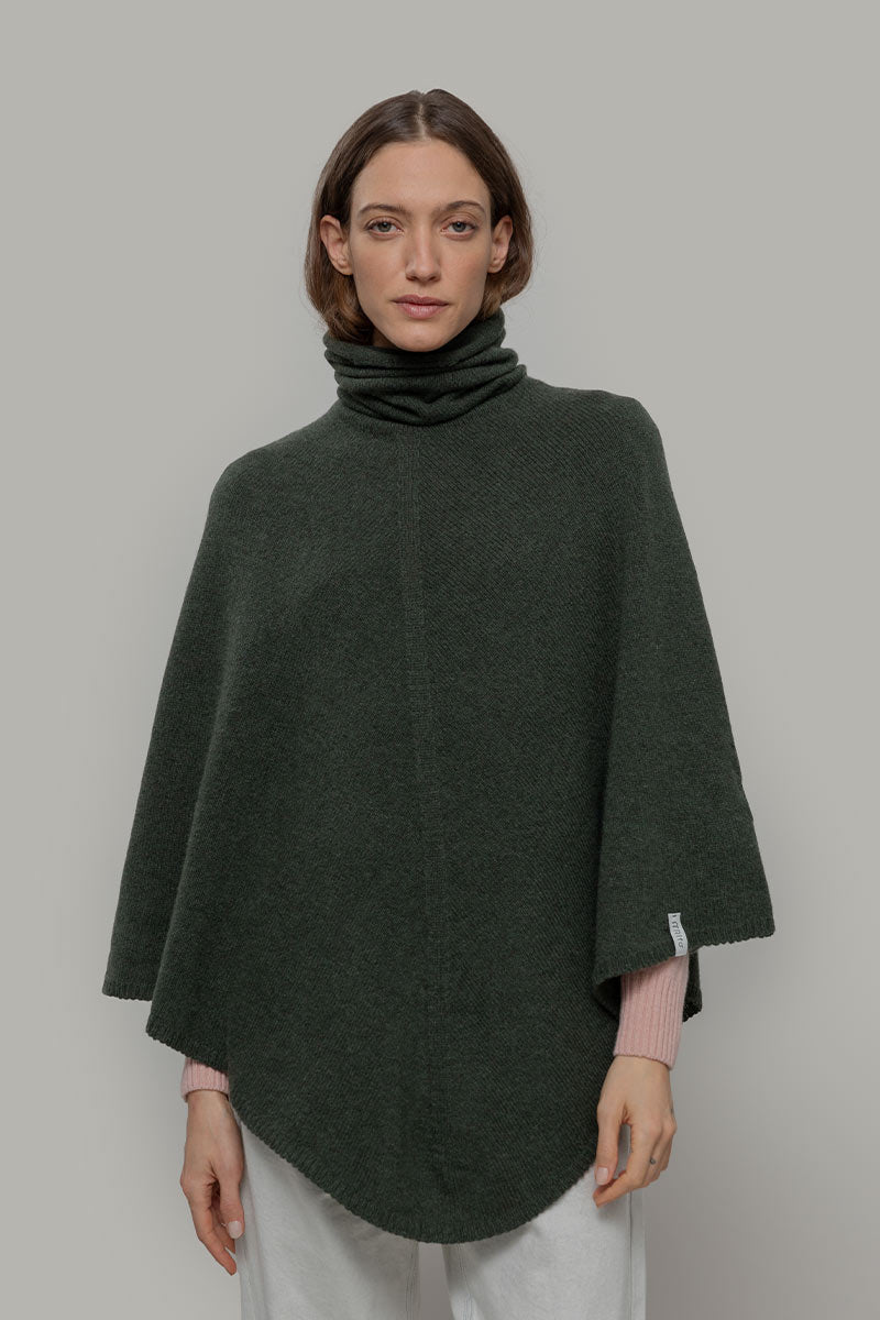 Poncho Donna Cashmere Rigenerato Elisabetta - Rifò Lab Moda circolare made in Italy