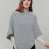 Poncho Donna Lana Rigenerata Mantella Linda - Rifò
Grigio Calce