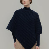 Mantella Donna Poncho Donna Lana Linda - Rifò Lab Moda circolare made in Italy