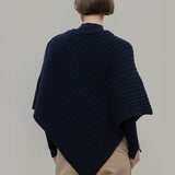 Mantella Donna Poncho Donna Lana Linda - Rifò Lab Moda circolare made in Italy
