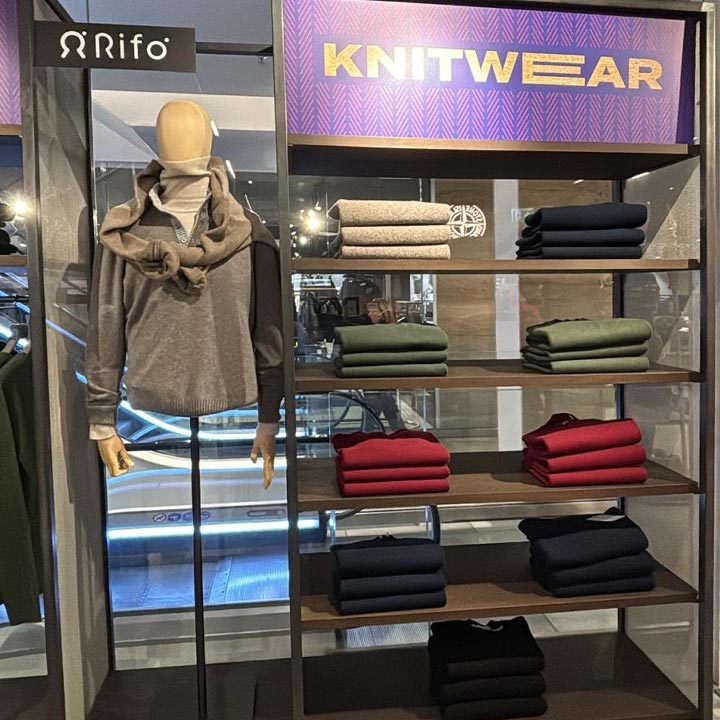 rinascente milano duomo rifò pop up negozio moda circolare made in Italy abbigliamento sostenibile uomo donna