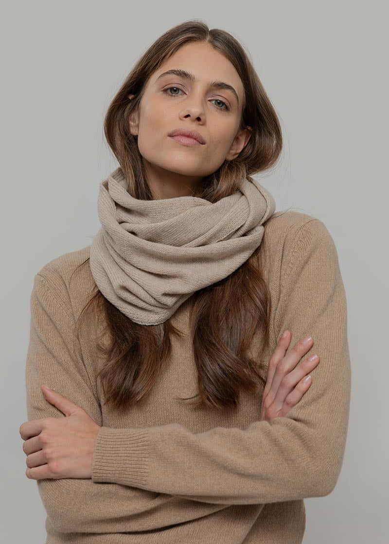 Sciarpa Scaldacollo Lana Rigenerata Uomo Donna Mima - Rifò Lab Moda circolare made in Italy