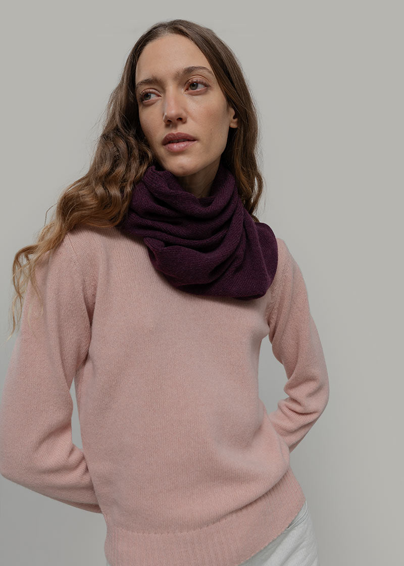 Sciarpa Scaldacollo Lana Rigenerata Uomo Donna Mima - Rifò Lab Moda circolare made in Italy